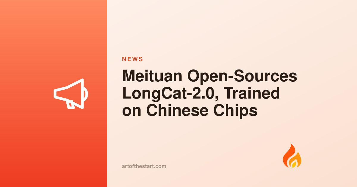 Meituan Open-Sources LongCat-2.0, Trained on Chinese Chips